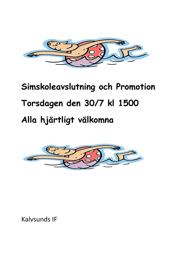Simskoleavslutning och Promotion